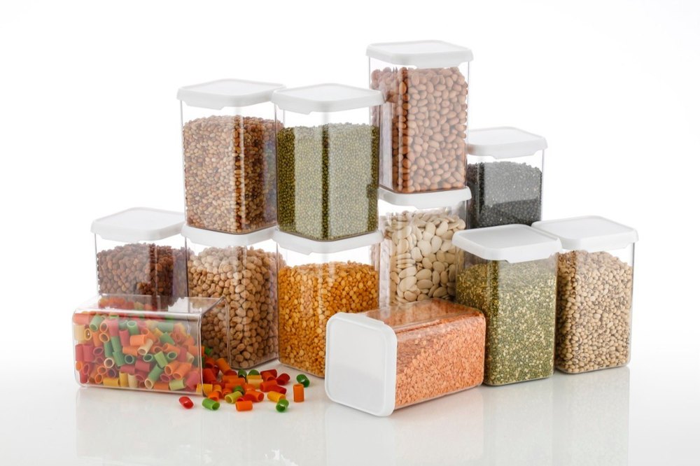 anjani Plastic Square Food Storage Container, Squre, Capacity: 1100 ml