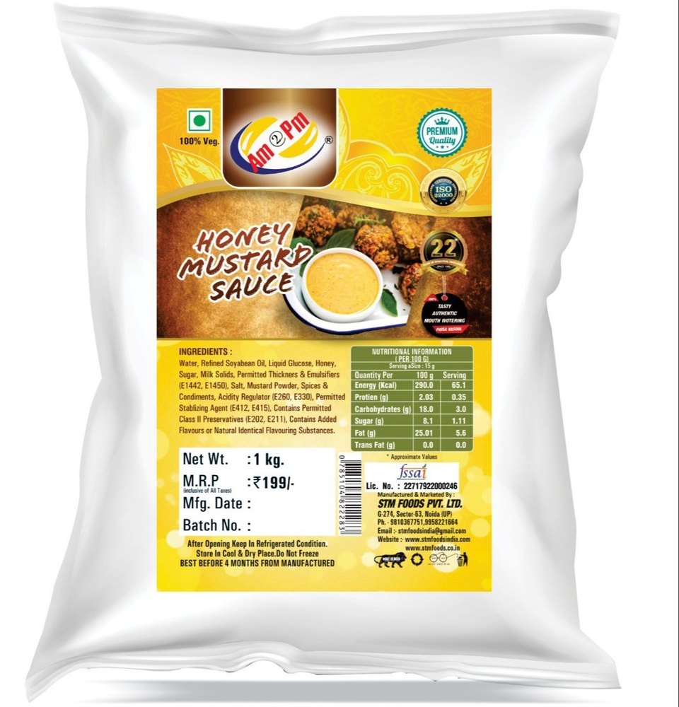 Honey Mustard Sauce, Room Teperature, 1 kg