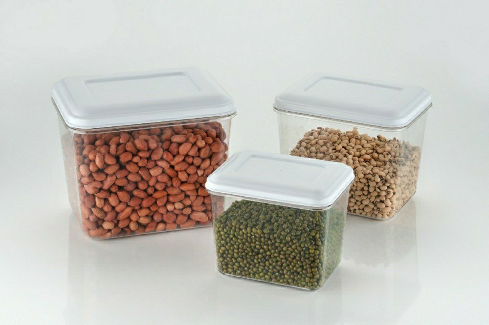 Plastic Plain Kitchen Storage Container, Packaging Type: Box