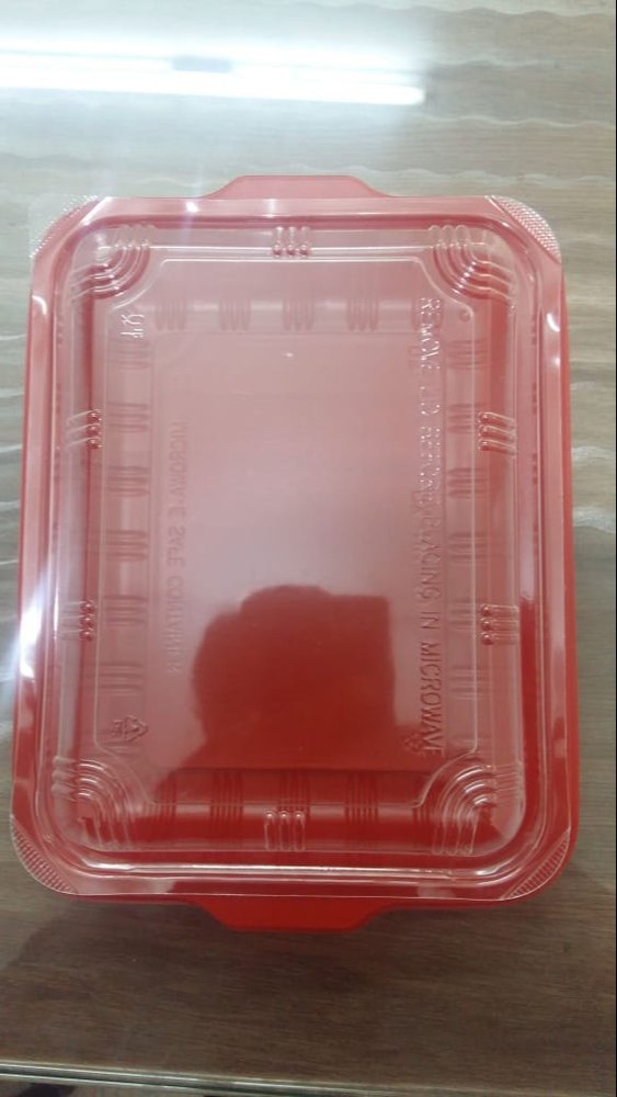 RED Plastic Packaging Containers