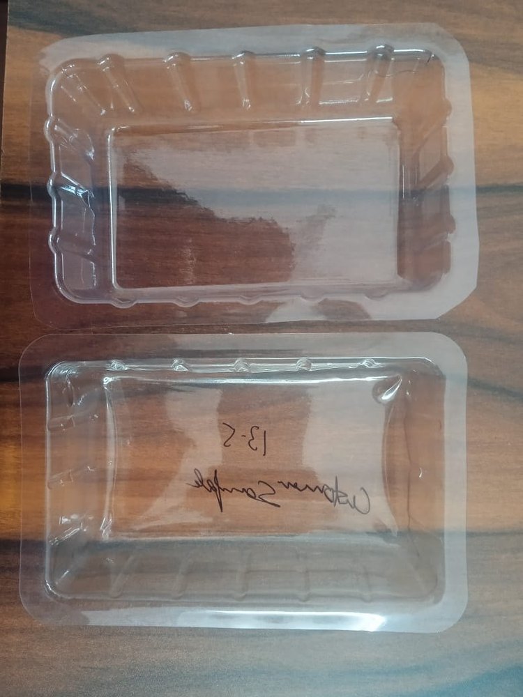 Plastic Transparent Pet Cakes Cookies Packaging Container, For Packing, Capacity: 500 Gms