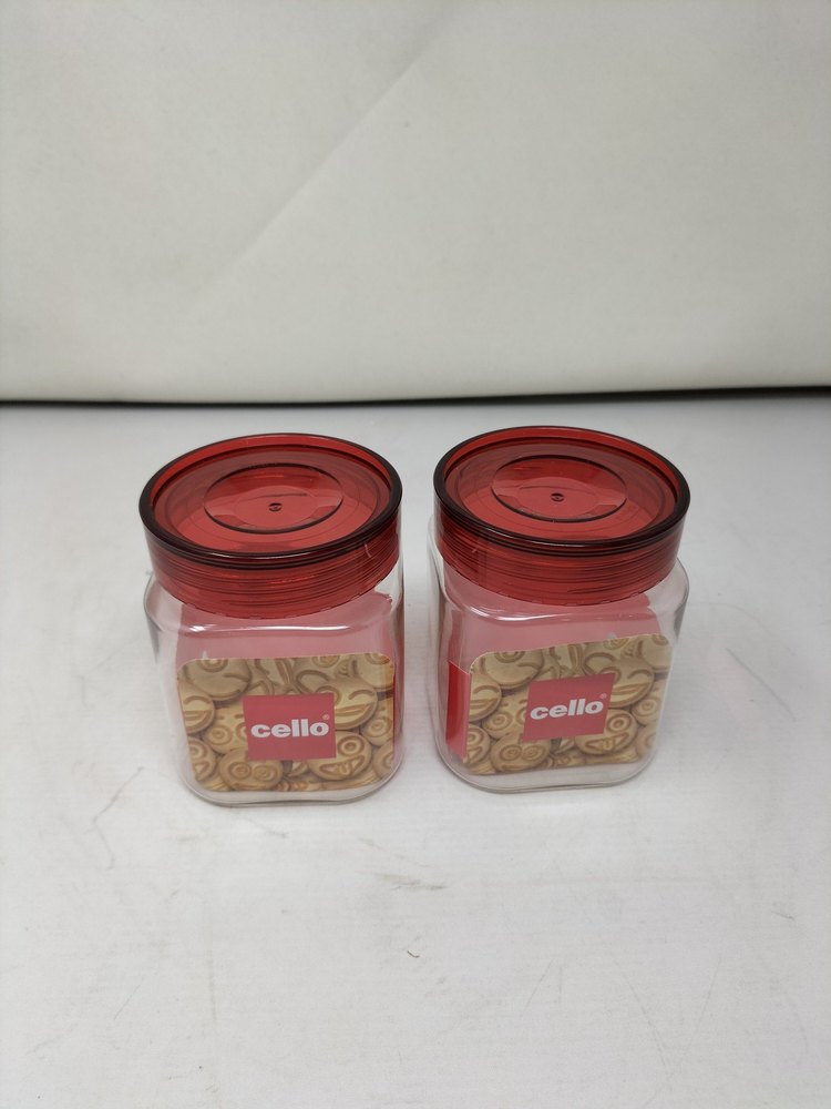 Air Tight Square Cookie Container, Capacity: 500