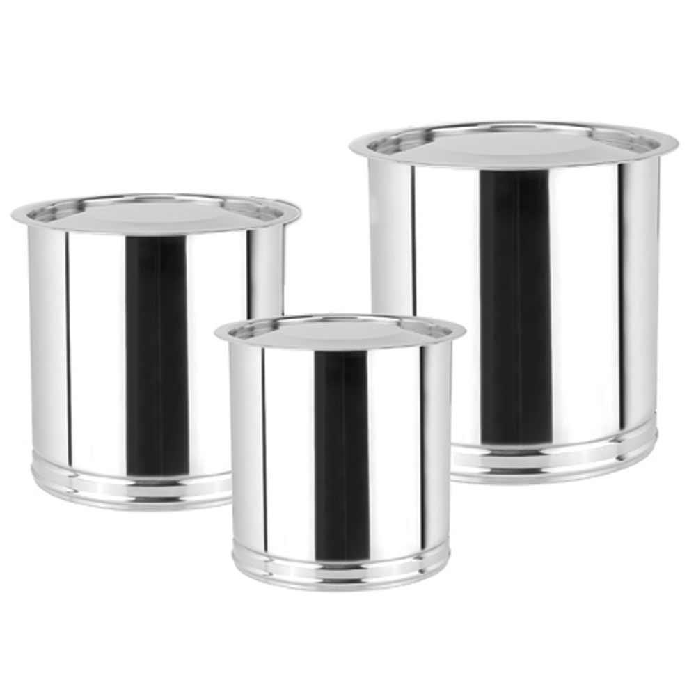 Stainless Steel Pawali, For Home and Hotels, Capacity: >200 L