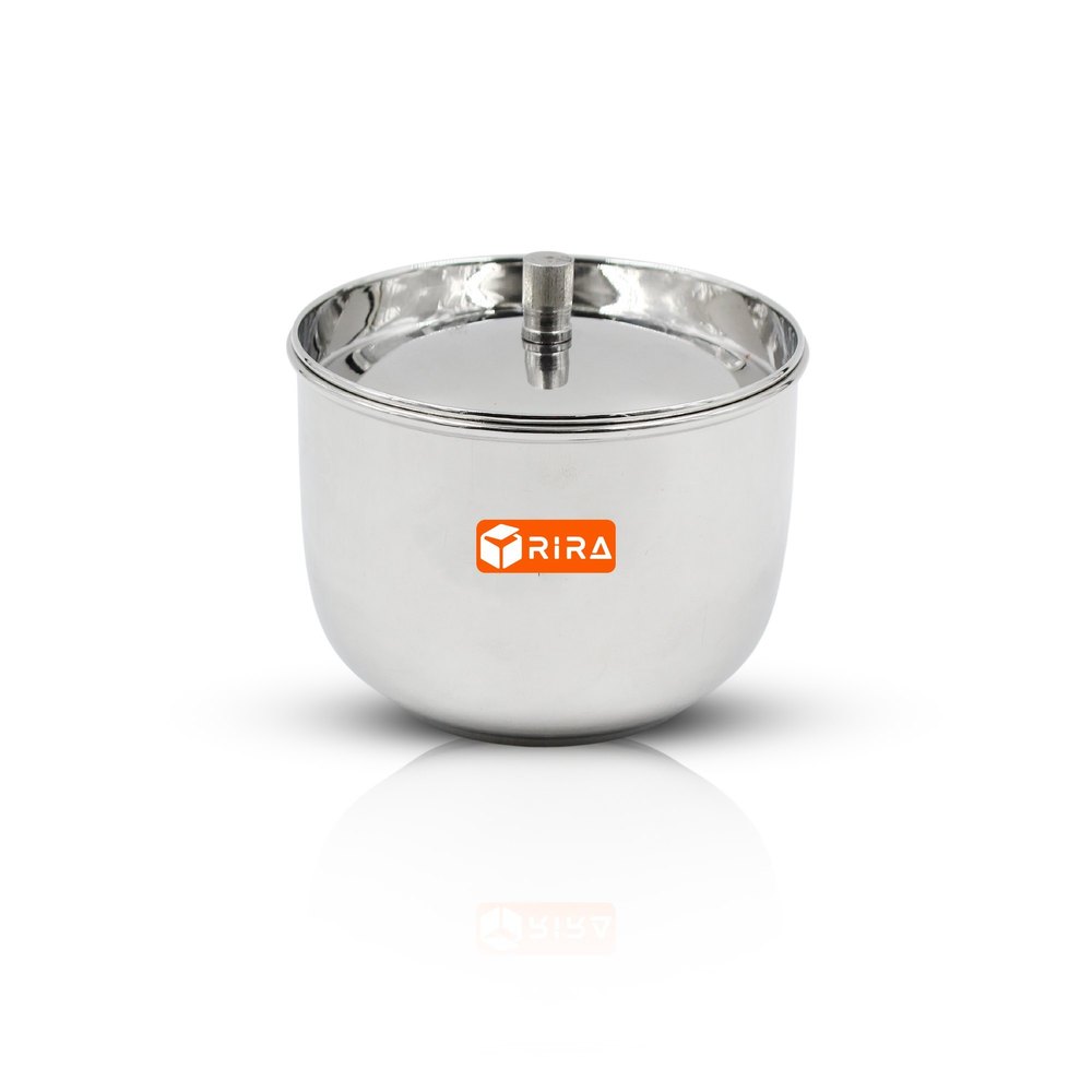 Stainless Steel RIRA - Anu Pot, For Home, Round