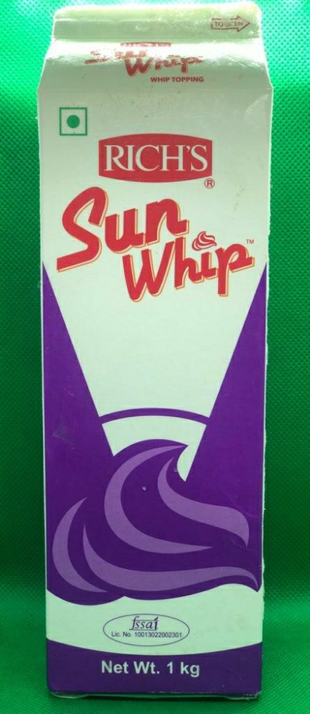 White Vanilla Richs Sun Whip Cream, Liquid, Packaging Size: 12 Kg In One Box