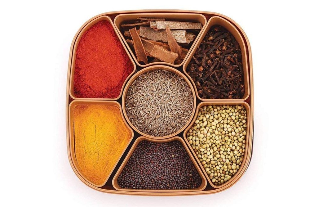 AVEGLOW Plastic Masala Box Containers, For Kitchen, Capacity: 1 KG