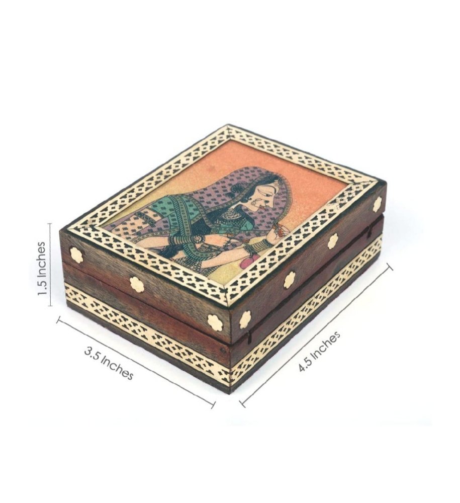 Edible Square Wooden Jamstone Box, For Home and corporate gift use, 5-15 mm