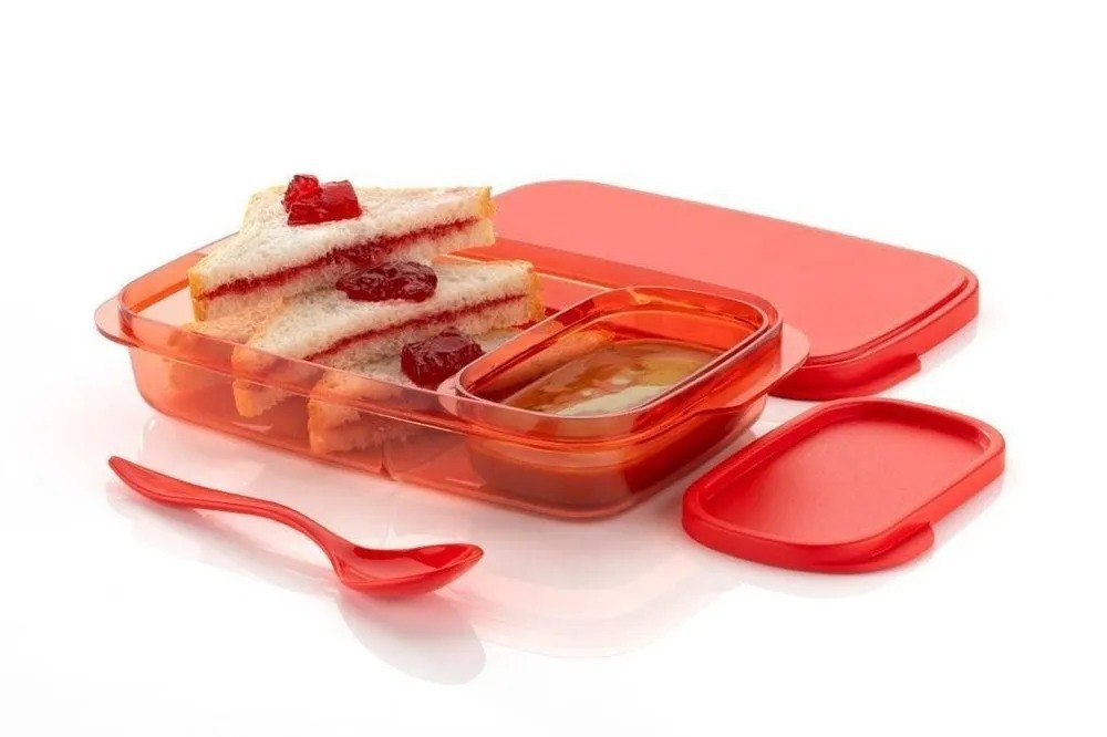 Plastic Lunch Box, For School, Capacity: 500ML