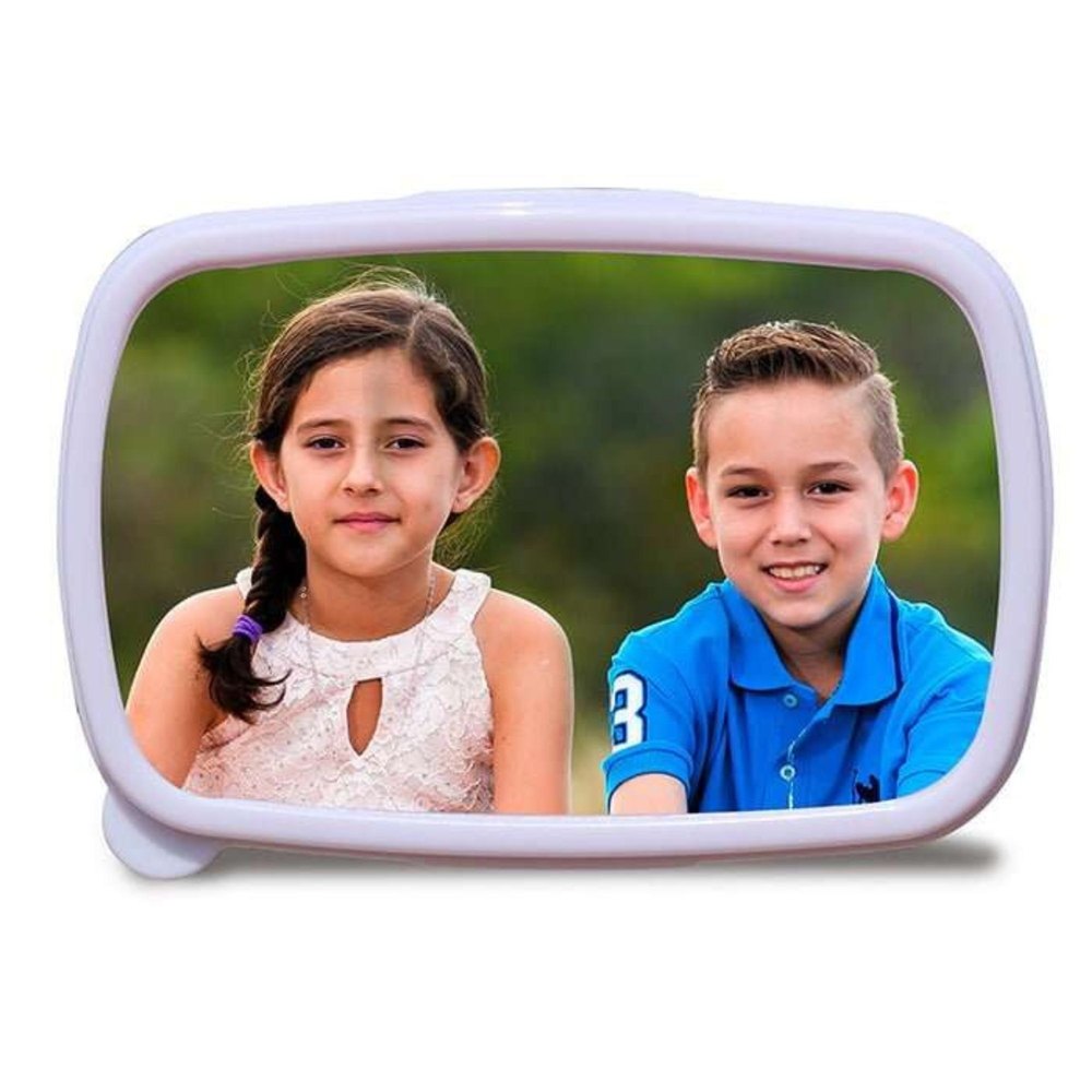 Plastic Lunch Box Sublimation Lunch Box, Capacity: 650gm, Size: Normal