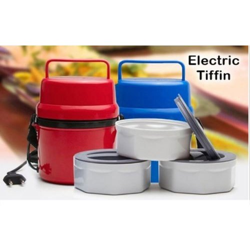 Plastic Portable Electric Lunch Box, Capacity: 330ml