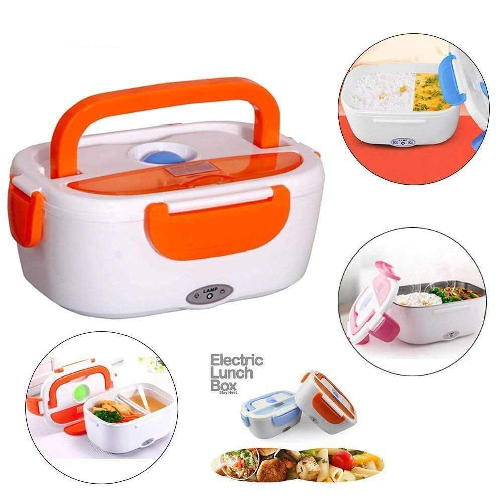 Stainless Steel Electric Lunch Box (Stay Heat), Capacity: 1.5 L, Size: 9.3 X 6.5 X 4.2 Inch