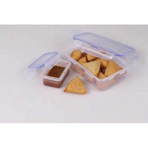 Plastic Lunch Box Airtight, For School, Capacity: 550 ml