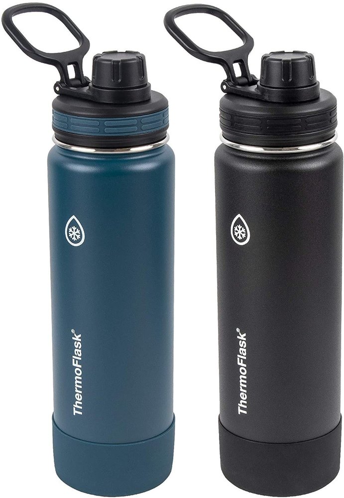 Plastic Black Thermo Flask, For Office, Capacity: 750 ml
