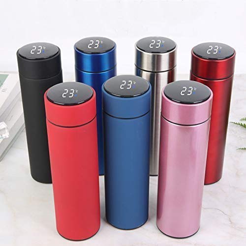 Steel Digital Design Temperature Bottle, For Home/office, Capacity: 500ml