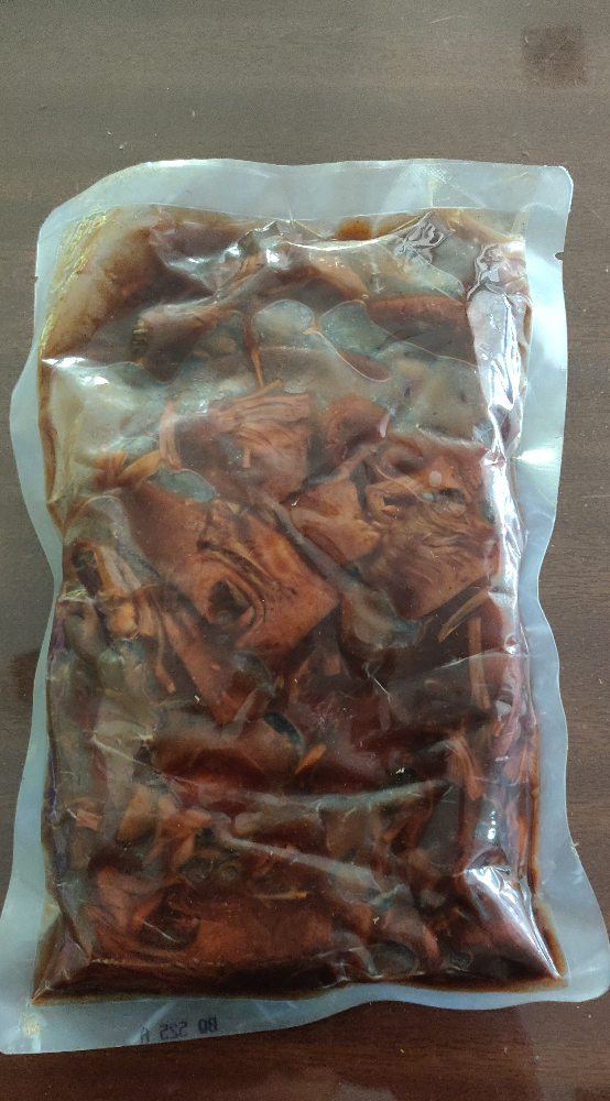 A Grade Brownish red Tender Jack Fruit Barbeque Sauce, Packaging Type: Pouch, 350 grms
