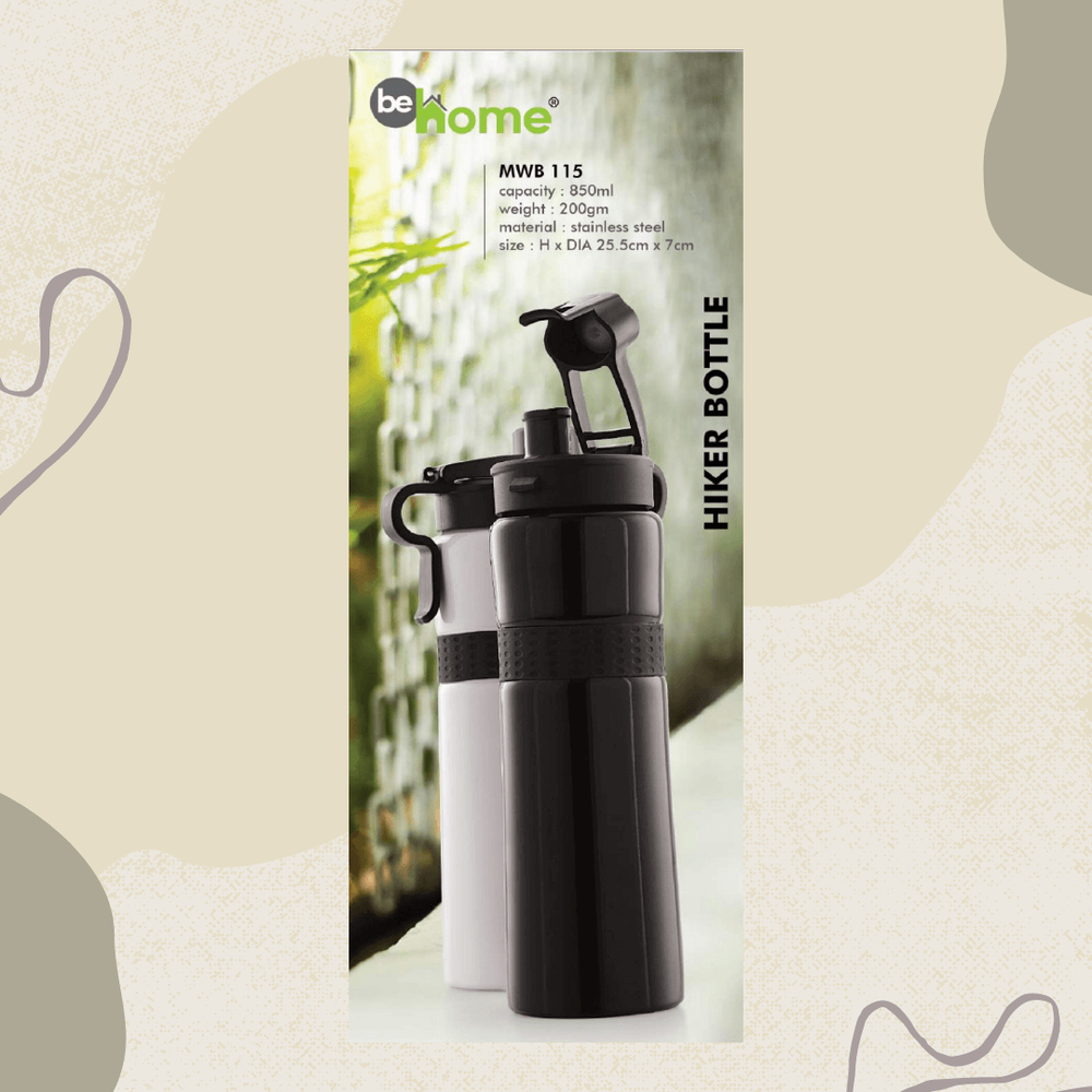 Black BeHome Steel Water Bottle MWB115