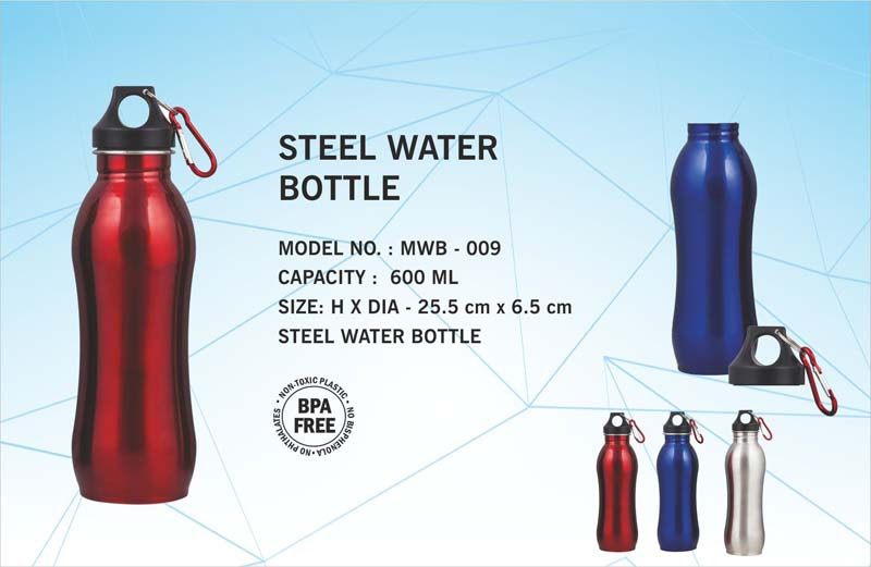 Sipper Water Bottles - Steel