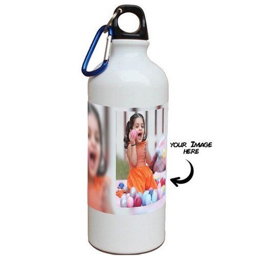 White Printed Personalized Sipper Bottle, For Corporate Gifting