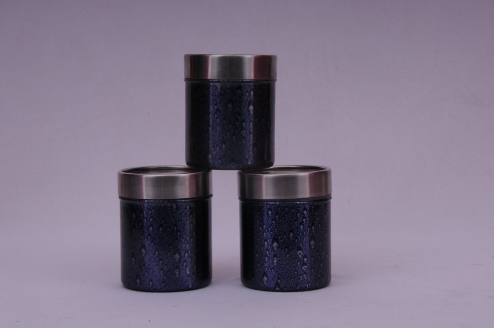 SS Storage Canister, 8cms To 20cms, Capacity: 100gm To 2000gms