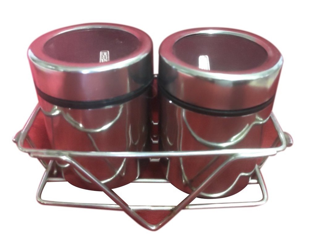 Stainless Steel Mukhwas Set, Round img