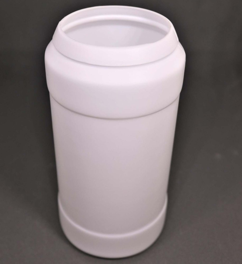 White 750g Round HDPE Salt Canister, For Home, 148x 74x 67 mm