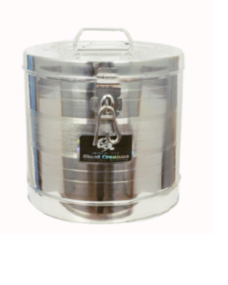 Skand Creations Stainless Steel Storage Canisters, For Home, Capacity: 2.5- 27 Litre