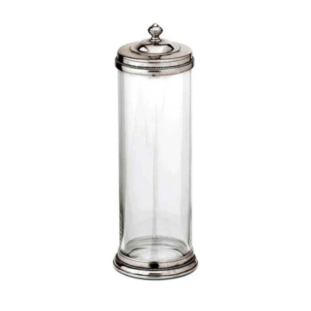 1 Transparent Glass Snack Canister, Capacity: 1kg