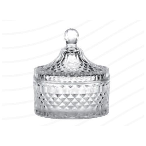 Roxx Diamond Glass Canister 2 Unit Set