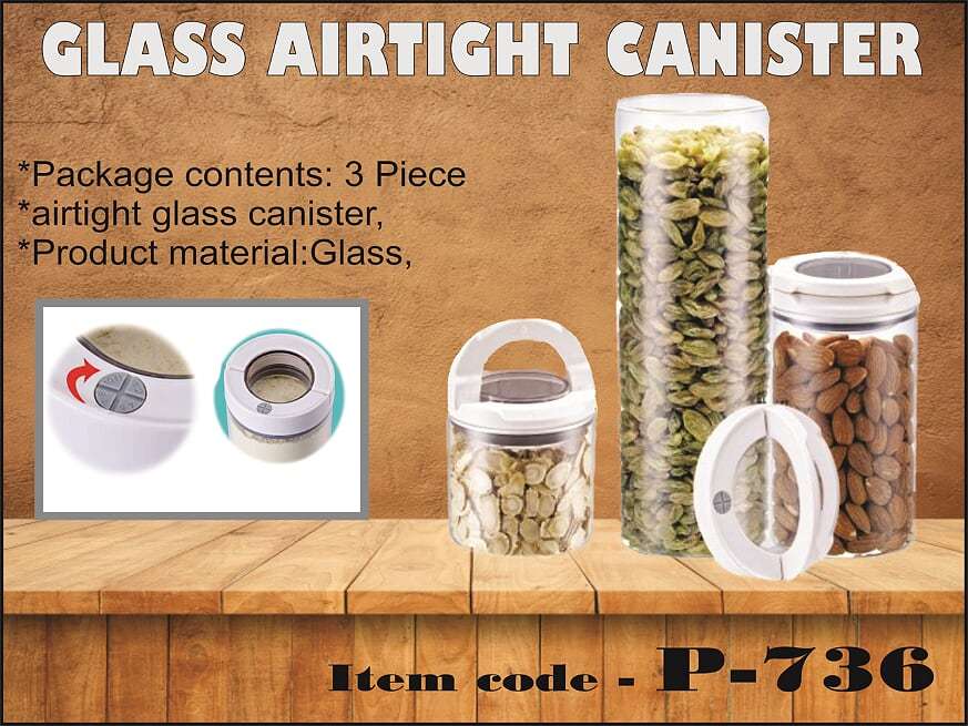 Glass Airtight Canister
