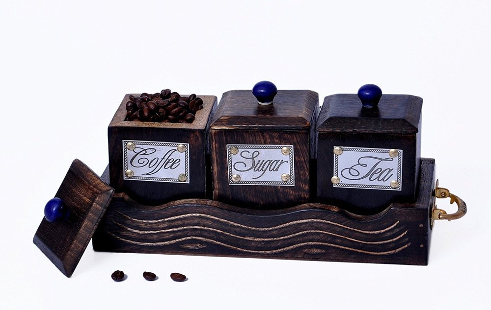 Tea Coffee Sugar Keeper