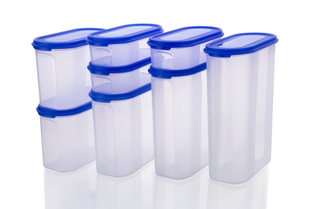 Transparent Plastic Spice Storage Container, For Kitchen, Capacity: 1200 ml