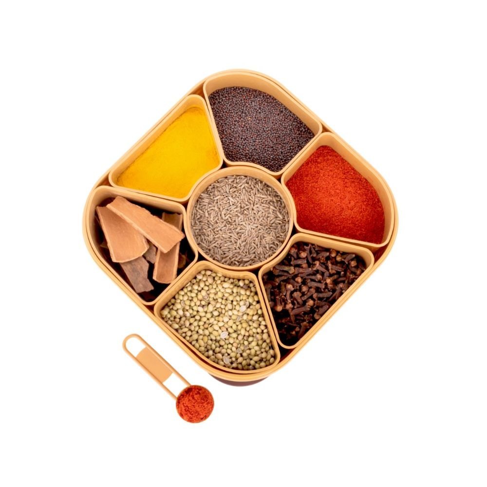 Plastic Spices Containers Box, For Kitchen