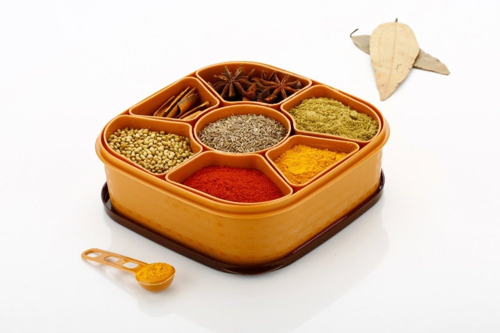 WELLSTICK Plastic Masala Box, For Home