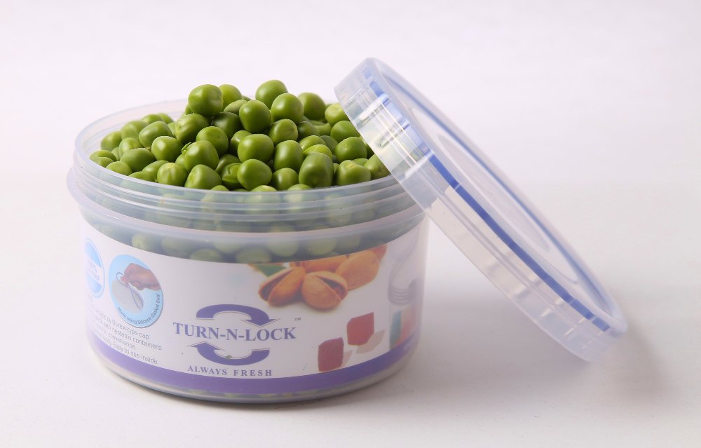 Plastic Transparent Turn - N - Lock Container, Capacity: 675 Ml