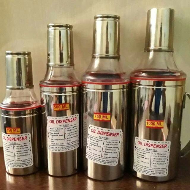 Zest Stainless Steel Oil Dispenser, For Home