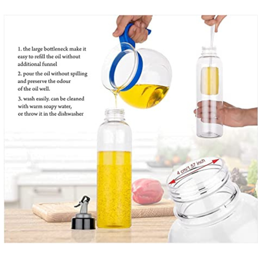 Kashvi Plastic Oil Dispenser, For Home, Capacity: 1 Liter