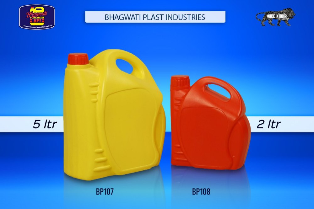 White Plastic Jerry Can, Capacity: 2 Litre