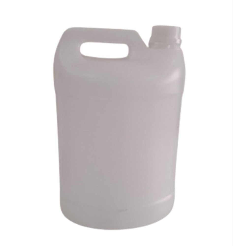 White Plastic 5 Liter Edible Oil Can