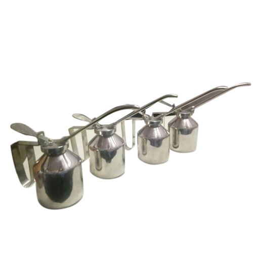 Stainless Steel Oil Cane, For Pharma Industry, Capacity: Upto 500ml