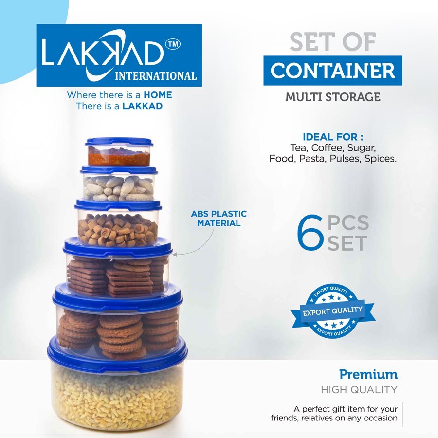 LAKKAD INTERNATIONAL Transparent Food Packaging Containers, For Multipurpose Use, Packaging Type: Carton Box