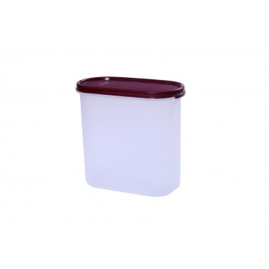 Plastic Milky White Modular Container Oval No.3