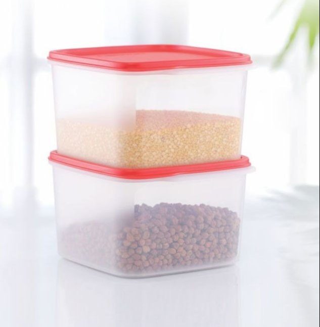 Moisture Proof Squire Tupperware Food Storage Plastic Box, Box Capacity: 2.5L
