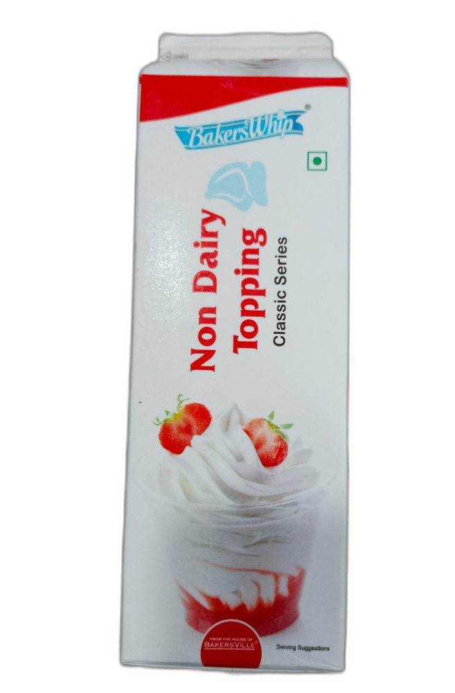 Sweet Egg Less Non Dairy Topping Cream, For Bakery, Packaging Size: 1kg