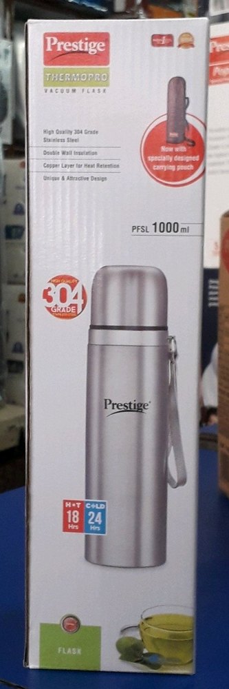 Prestige Stainless Steel Milton Thermosteel Flask, For Home, Capacity: 1liter