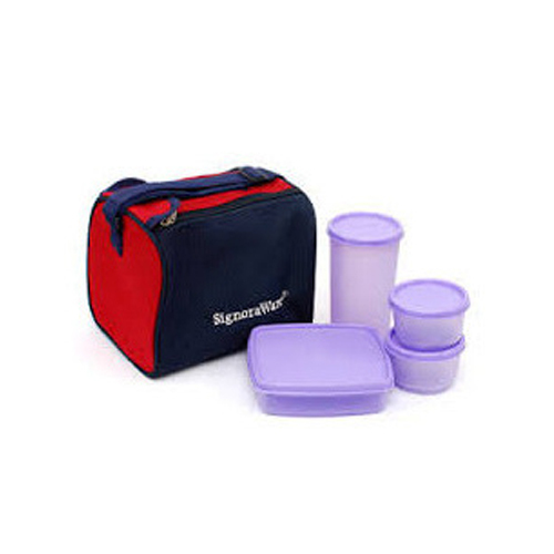 Purple Signoraware Lunch Boxes, Capacity: 250-500ml
