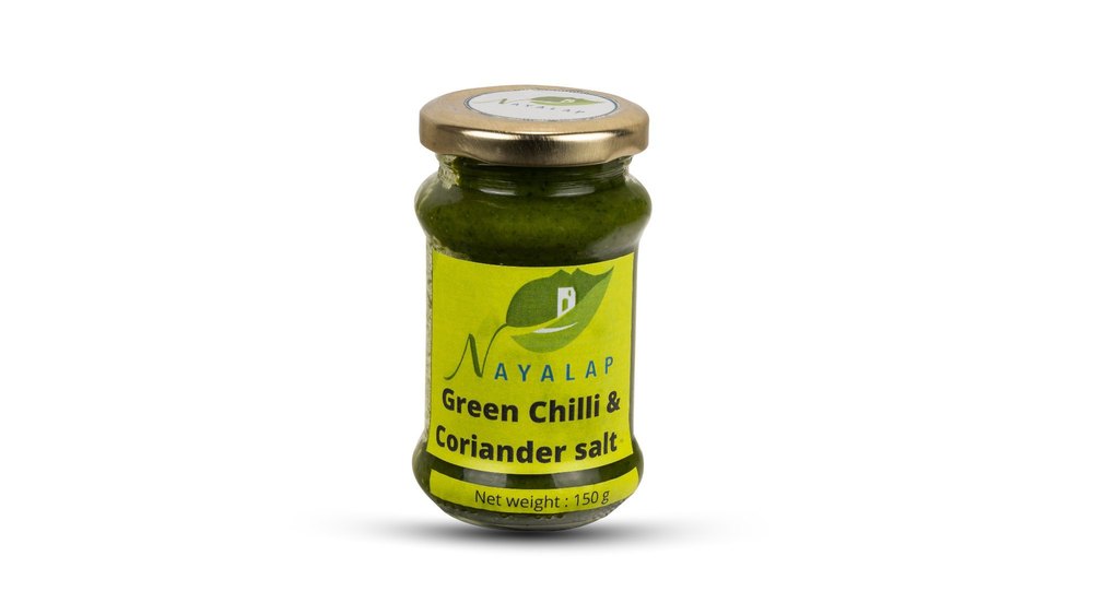 Powder Dried Green Chilly And Coriander Salt, Packaging: Bottled Packaging, Packaging Size: 150G
