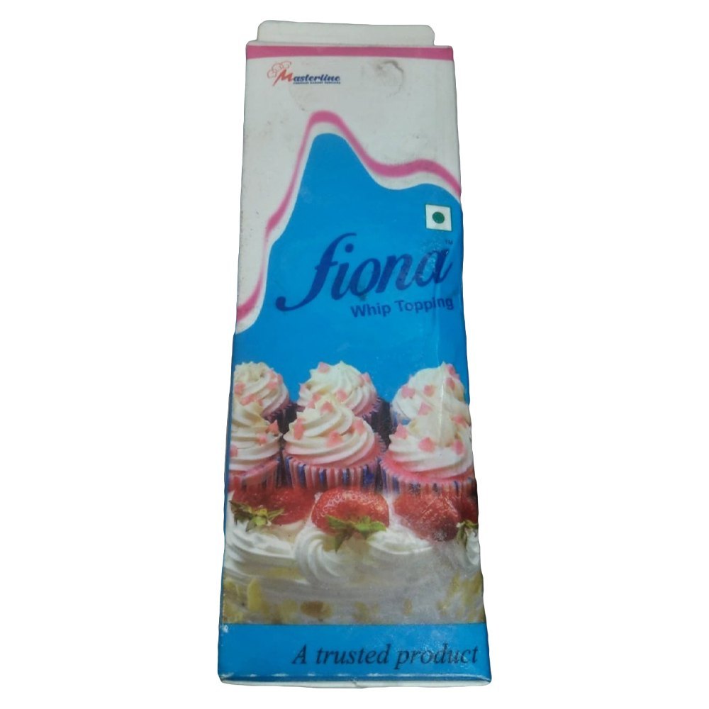 White Vanilla Fiona Whip Topping Cream, Liquid, Packaging Size: 1 kg