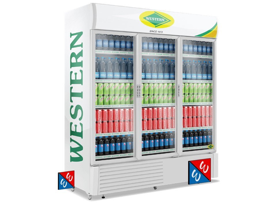 Western Triple Door Visi Cooler
