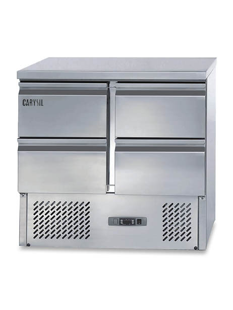 Carysil Vegetables Working Chillers 22S Liter (4 Doors), Capacity: 225 Ltrs