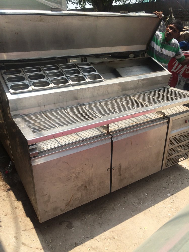 Second Hand Steel Used Pizza Preparation Refrigerator